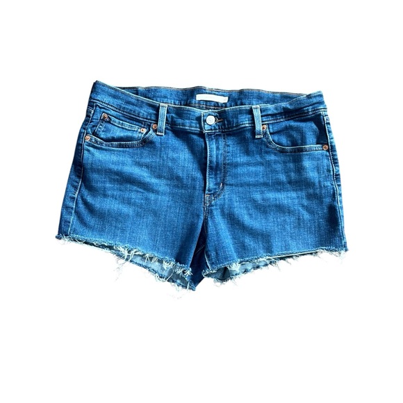 Levi’s Boyfriend Denim Shorts - Picture 1 of 7
